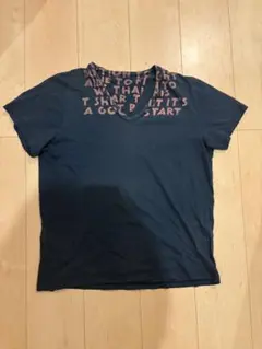 ここのえ期 Margiela AIDS Tシャツ 青×ピンク 48 - メルカリ
