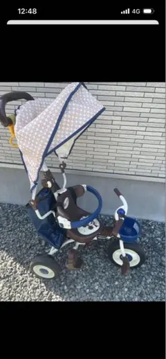 Mickey Mouse 三輪車 サンシェード付きのサムネイル