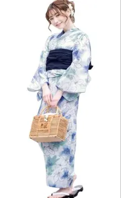 Ambre Neige 2way 浴衣セット ブルー yukata set - メルカリ