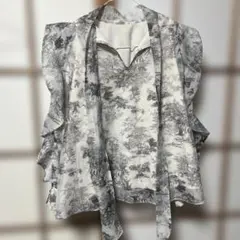 snidel オーガンジーブラウス