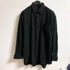 BURLAP OUTFITTER ウール混紡　スナップボタン　長袖　シャツ　黒