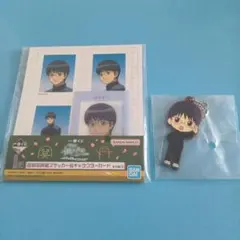 銀魂　一番くじ　志村新八　証明写真風ステッカー　キーホルダー　BANDAI