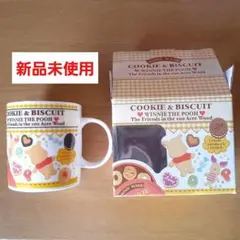 【新品未使用】Disney｜くまのプーさんグラフィックマグカップ お菓子柄