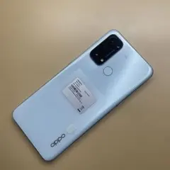 中古＊ Oppo Reno 7a ブルー 背面割れ - メルカリ