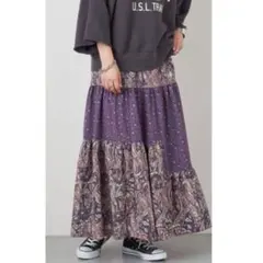 【最終値下げ】CIAOPANIC TYPY♦︎ボヘミアンフラワースカート