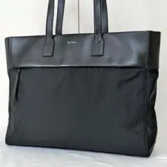 ✨美品✨ ポールスミス トートバッグ A4 ビジネスバッグ 黒 マルチストライプ