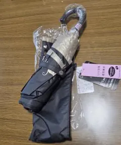 【未使用】オカモト原宿店 晴雨兼用折りたたみ傘 50cm (ネコ柄)