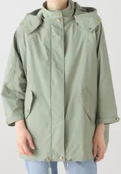 美品❗️ウールリッチWOOLRICH アノラック　　ブルゾン　ミントグリーン