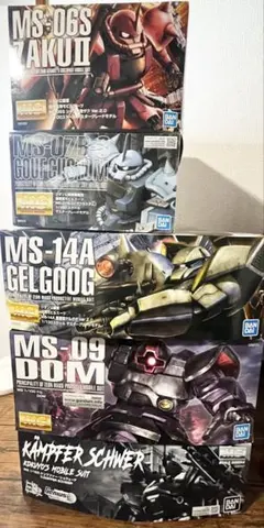 MS-14S GELGOOG/MSM-04 ACCQUY/MS-09 DOM 3 - メルカリ