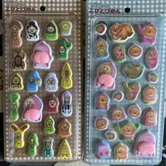 こびとづかん おしりシール ぷっくりシール 2枚セット