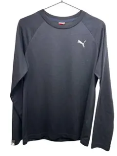 PUMA プーマ 長袖Tシャツ　ブラック ワンポイントロゴのサムネイル