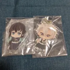 鬼滅の刃　みつめてアクリルチャーム　時透無一郎・不死川実弥