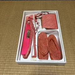 七五三 草履 バッグ セット 鹿の子絞り風