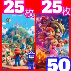 ２５２５ ザ・スーパーマリオブラザーズ・ムービー フライヤー 2種類