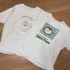 ジェラートピケオム Tシャツ 2枚セット L 白