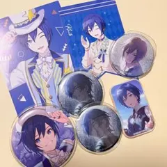 プロセカ　KAITO カイト　缶バッジ　ポストカード