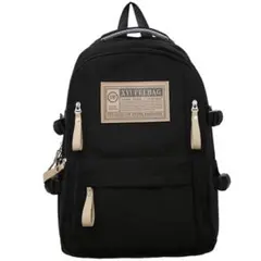 ナイロン製スクールバッグ 大容量 旅行用 PC収納 メンズ リュック