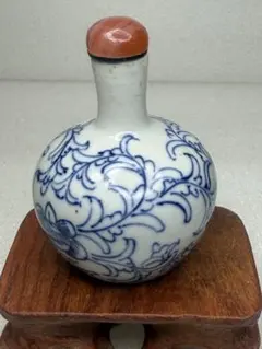 鼻煙壺 染付 草花 ② - メルカリ