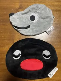 PINGU ピングー ふわふわフェイスポーチ 2個セット 未使用