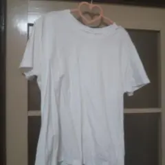レディースホワイト Tシャツ Lサイズ 100%コットン 220T