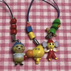 【訳あり】でこぼこフレンズ フィギュアストラップ　3個セット　2006年製