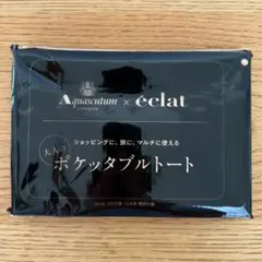 エクラ 10月号付録 ／Aquascutum x éclat ポケッタブルトート