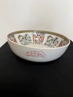 有田焼 伊万里焼 古伊万里 金彩 色絵 大鉢 八寸鉢 管理A3215 鉢 皿