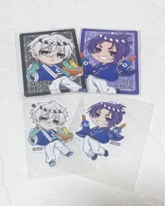 ブルーロック ブルロ NATSLIVE CAFE ステッカー カード 凪 玲王