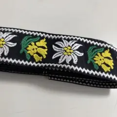 花柄刺繍リボン 約4m30cm