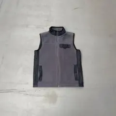 90s OLD GAP 切り替え　フリースベスト　ジップアップ　tech メンズ