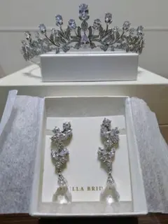 STELLA BRIDAL ティアラ・イヤリングセット