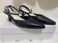 《訳あり》新品★MERCURYDUO コサージュミュールパンプス★のサムネイル