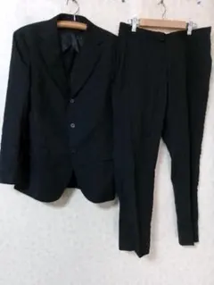 104001 ユニバーサルランゲージシングルスーツ上下　背抜き　黒