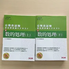 TAC 公務員試験 Vテキスト 2冊セット