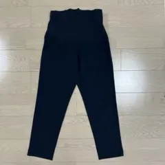 ANGELIEBE マタニティパンツ Mサイズ ネイビー 通勤用 綺麗め