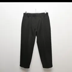 FARAH ワイドテーパード パンツ ジャージー グレー 32 タックパンツ