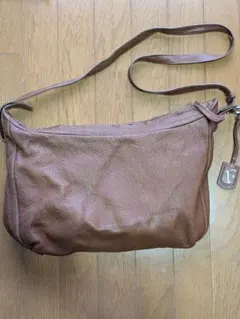 FURLA フルラ ショルダーバッグ ブラウン シボ革
