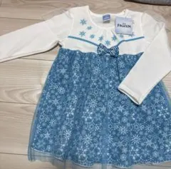 エルサ　アナ雪　なりきりワンピース　ディズニー　プリンセス　新品
