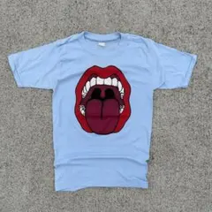 70-80s akira tシャツ 口　面白tシャツ vintageのサムネイル