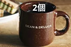 ディーンアンドデルーカ コーヒーマグカップ ブラウン×ホワイト