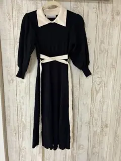 31 Sons de mode トランテアンソン ドゥ モード長袖ワンピース