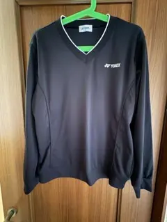 YONEX Vネック長袖ウォームアップウェア M黒