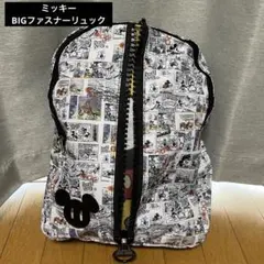 ミッキー　BIGファスナーリュック