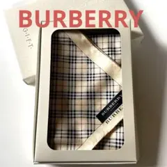 BURBERRY チェック柄 シルクハンカチ