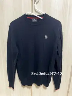 Paul Smith セーター ニット　M ブラック　ゼブラ　ポールスミス