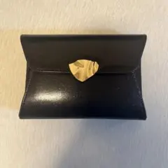 ブラック パーティーバッグ ゴールド金具 チェーン付き