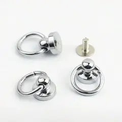 iPhoneケース ストラップ パーツ 多機能 シルバー ランヤードフック 金具