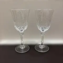 クリスタルガラス ワイングラス ペア