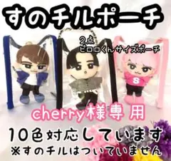 cherry様専用　すのチルポーチ1体用　ピンク緑　ピロロくんサイズ紫　チルぬい