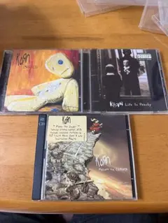 KORN アルバムCD3枚セット(出品11/30まで)